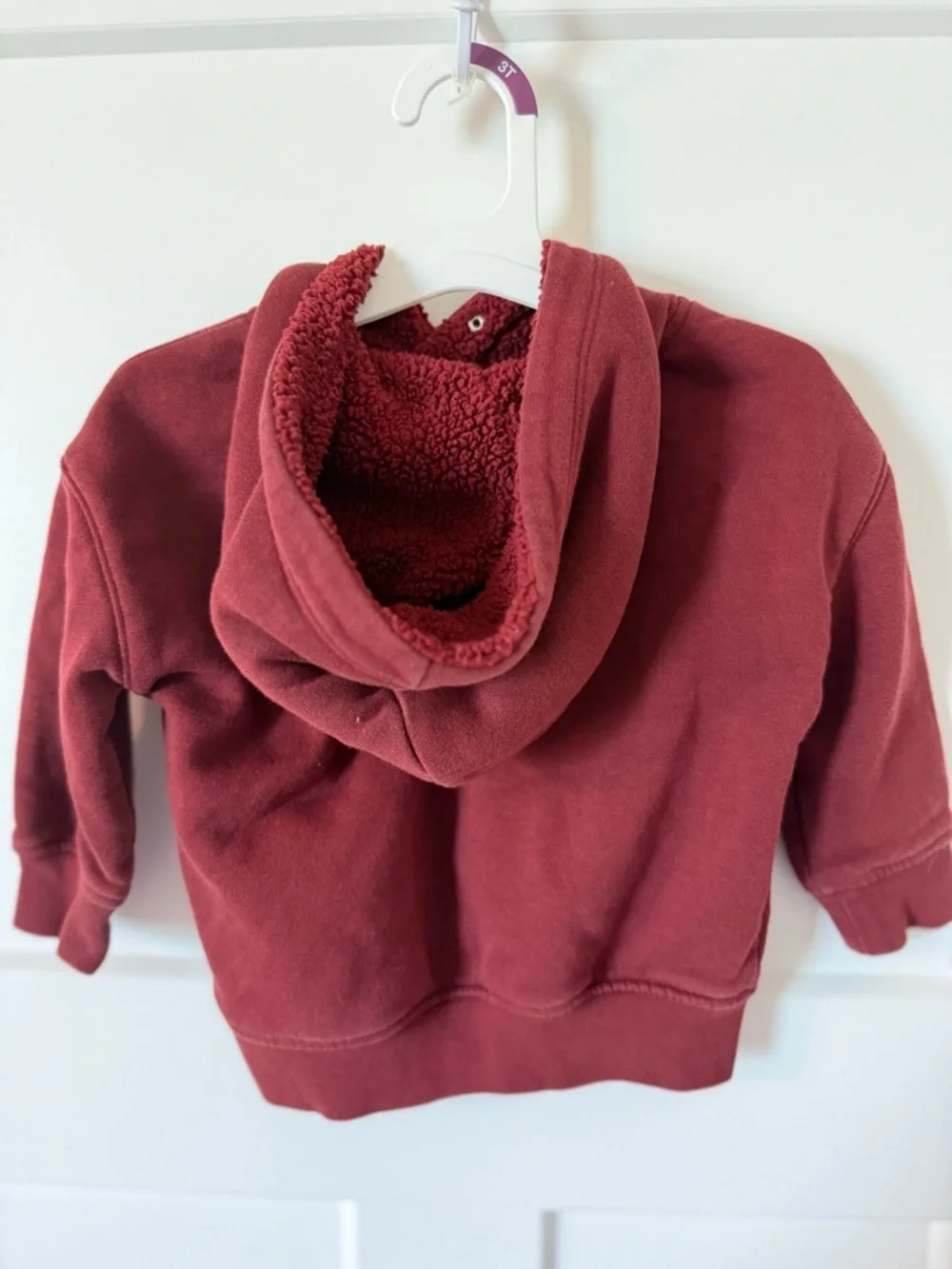 GAP Kids Maroon Pullover Hoodie Sweatshirt